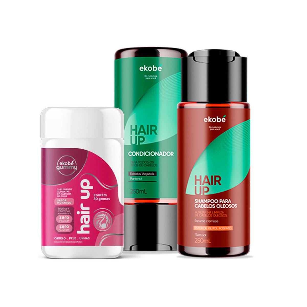 Kit Para Cabelo Shampoo E Condicionador + Gummy Hair Up