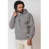 Blusa Masculina Moletom Canguru Polo Wear Cinza Médio