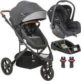 Carrinho De Bebe Moises Bebe Conforto E Base Kiddo Trek Cinza