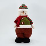 Enfeite Natal Boneco Neve Perna Ajustáveis Decorativo 70cm