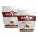 Kit 2x: Isocrisp Whey Protein Em Crispies Crocantes Sabor Neutro Vitafor 240g