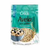 Kit 6x: Aveia Em Flocos Grossos Sem Glúten Leve Crock 200g