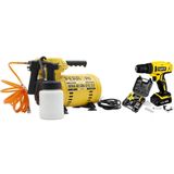 Compressor De Ar Ferrari + Parafusadeira Evald