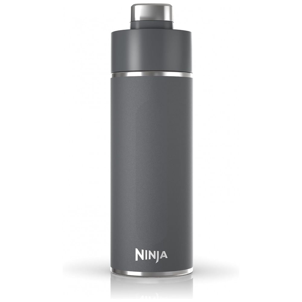 Garrafa Térmica Para Água 710ml Em Aço Inoxidável, À Prova De Vazamentos E Aguenta Quente Por Horas, Ninja Dw2401gy, Cinza