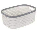 Cesta Organizadora Box Pratic Medio - Branco - Monte Libano