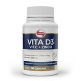 Vita D3 Vitamina C + Zinco (60 Caps) Vitafor