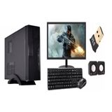 Mini Desktop Intel Core I7 16gb Ram Ssd 240gb+monitor 21+ Win 11+bluettoh+teclado Mouse Sem Fio E Caixa De Som