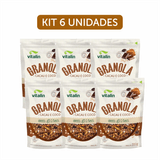 Kit 6x: Granola Cacau E Coco Sem Glúten Vitalin 200g