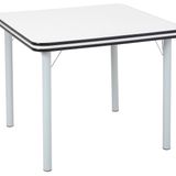 Mesa Para Sala De Jantar Gisele Estilo Clássico Branco/preto