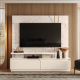 Estante Para Tv E Home Theater New Apolo Calacata/off White