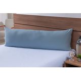 Fronha Para Travesseiro De Corpo 1,50mx50cm 100% Algodão 200 Fios Cinza