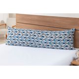 Fronha Para Travesseiro De Corpo 1,50mx50cm 100% Algodão 180 Fios Losango
