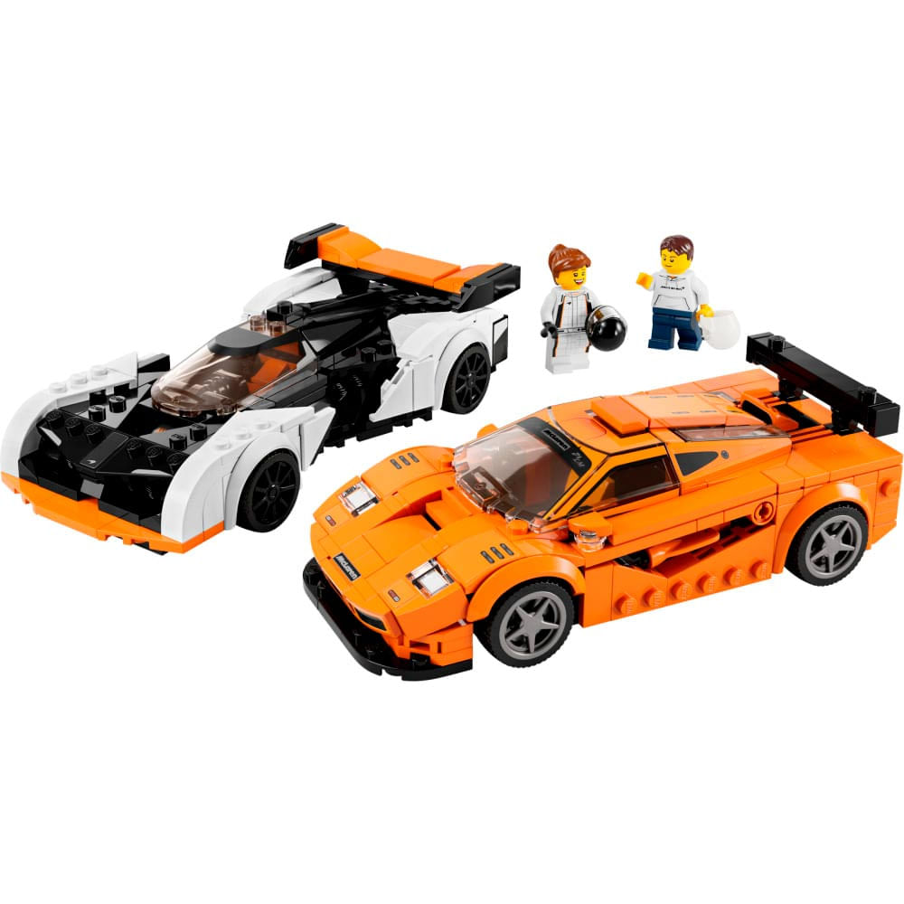 Bloco De Montar Speed Champions Mclaren Solus Gt E Mclaren F1 Lm 581 Pecas Lego