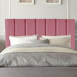 Cabeceira Cama Casal Queen Size 160 Cm Luna Suede E Frame