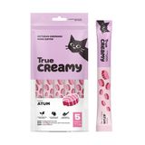 Petisco Cremoso True Creamy Sabor Atum Para Gatos - 5 Unidades