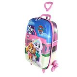 Mochila 3d De Rodinhas Infantil Patrulha Canina Everest E Skye Maxtoy