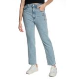 Calça Feminina Jeans Puído Polo Wear Jeans Claro