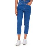 Calça Feminina Jeans Pala Frente Polo Wear Jeans Escuro