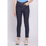 Calça Feminina Jeans Cigarrete Básica Polo Wear Jeans Escuro