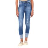 Calça Feminina Jeans Skinny Alin Polo Wear Jeans Claro