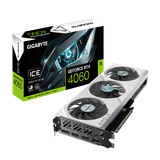 Placa De Video Gigabyte Geforce Rtx 4060 Eagle Oc Ice 8g Gddr6 128 Bits- Gv-n4060eagleoc Ice-8gd