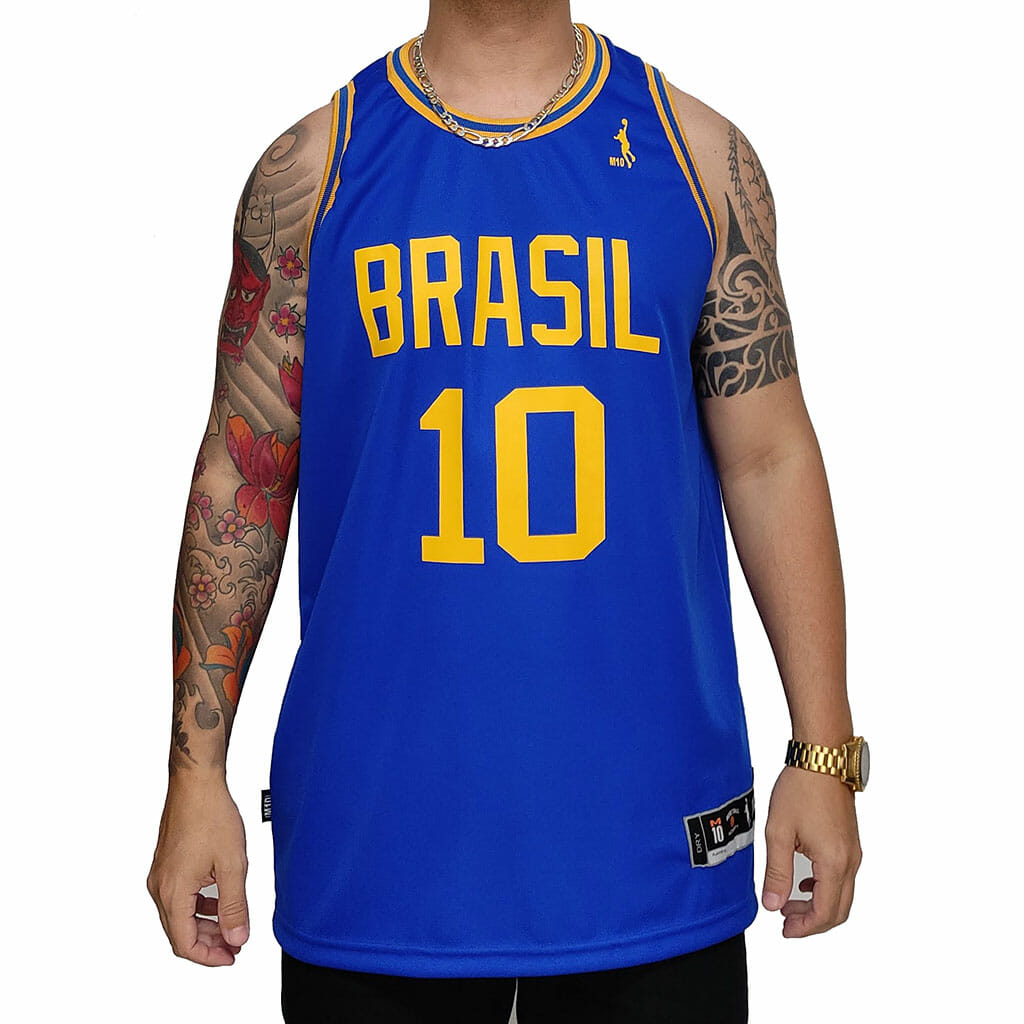 Regata Basquete Masculina M10 Classic Brasil