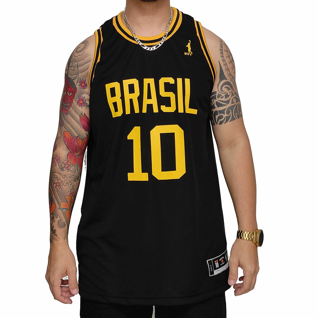 Regata Basquete Masculina M10 Classic Brasil