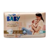 Fralda Carrefour My Baby M Soft & Protect - 70 Unidades