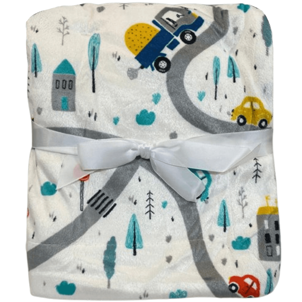 Manta Bebê Dupla Face Oportunity Sherpa E Flannel Fleece 100x75