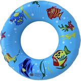 Boia Redonda Fundo Do Mar Infantil 60cm Azul