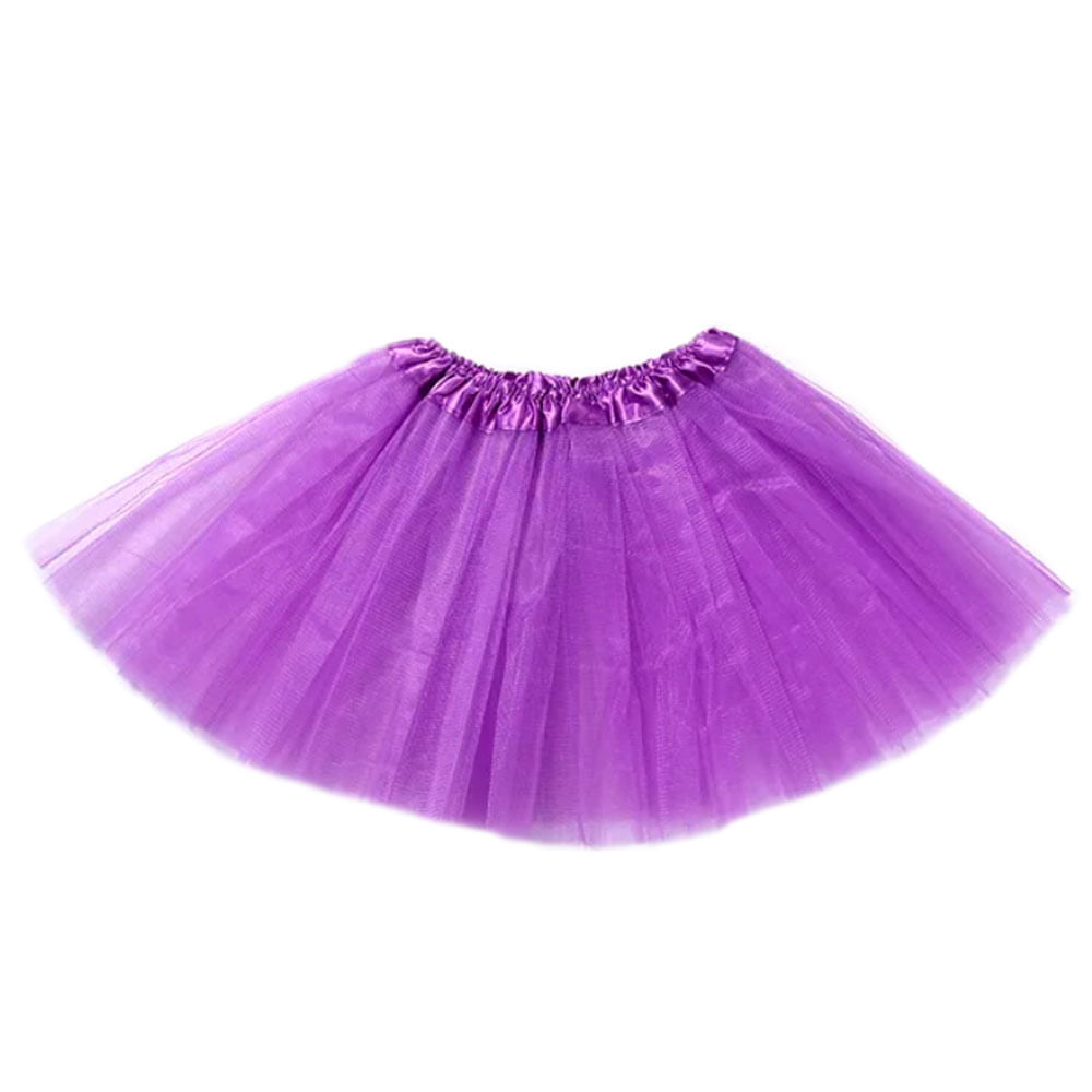 Saia De Tule Cores Sortidas Tutu Infantil Rococó Fantasia Ballet Carnaval Acessório Bloquinho Halloween Dia Das Bruxas