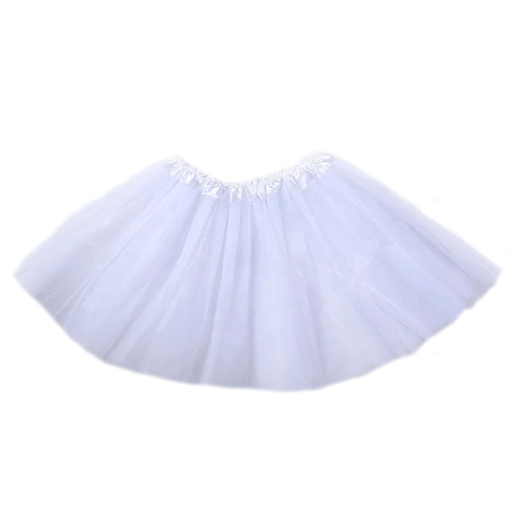 Saia De Tule Cores Sortidas Tutu Infantil Rococó Fantasia Ballet Carnaval Acessório Bloquinho Halloween Dia Das Bruxas