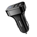 Carregador Veicular Usams Máx. 2.1a 2x Porta Usb A Preto