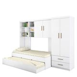 Quarto De Bebê Modulado Chiara Cor Branco Brilho - Phoenix