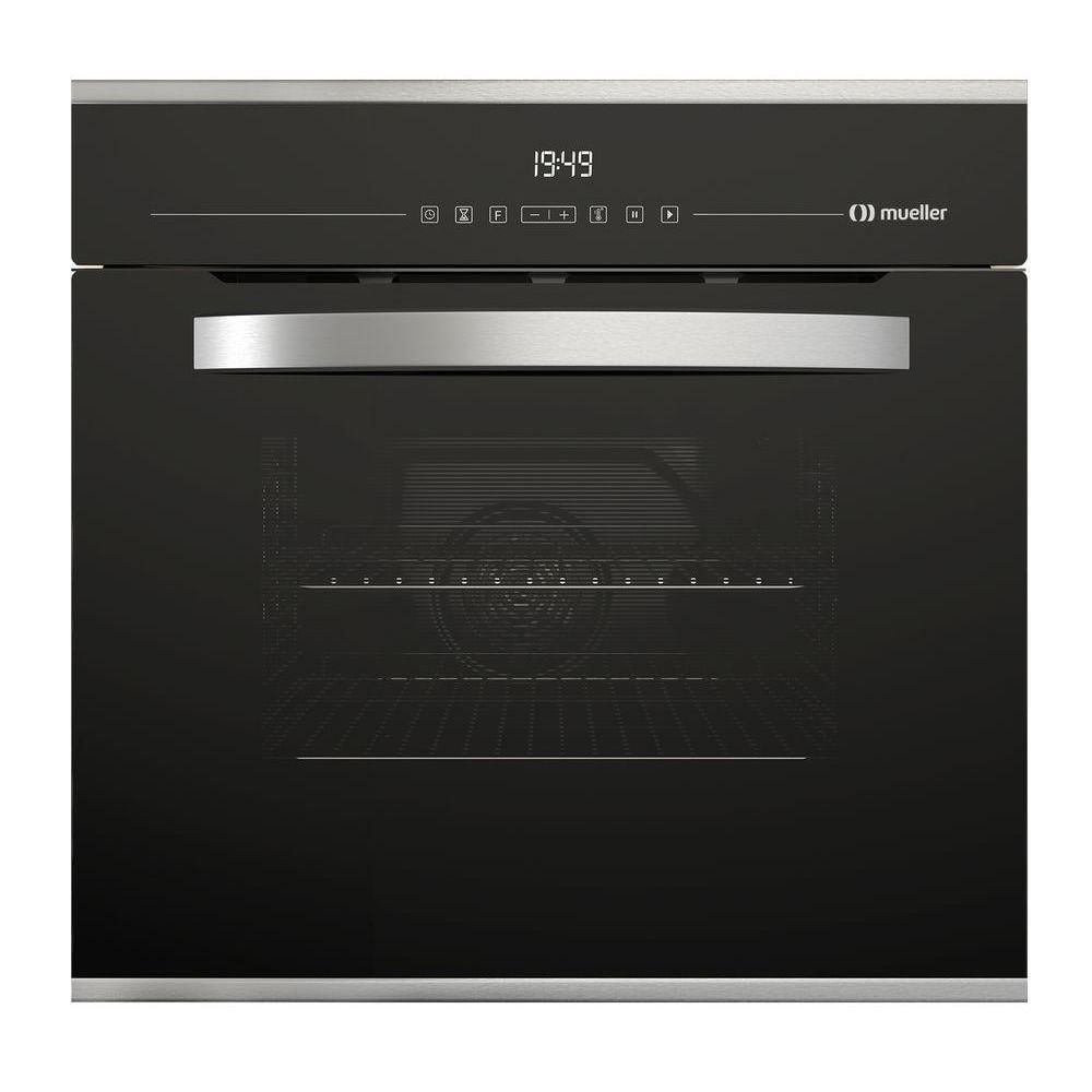 Forno Elétrico Digital De Embutir Mueller 68l Mfe0268g1 Com Convecção Preto 220v