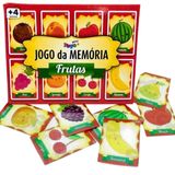 Jogo De Memória Frutas Mini Toys 0548a