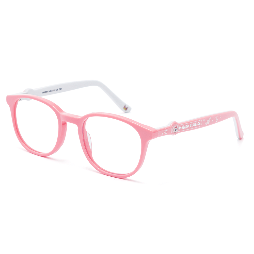 Armação De Óculos Infantil Mundo Ripilica Vmr004 C01 - Rosa 45