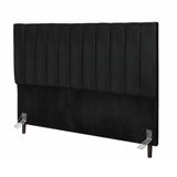 Cabeceira Estofada De Cama Solteiro Box 100 Cm Luísa Suede E Frame