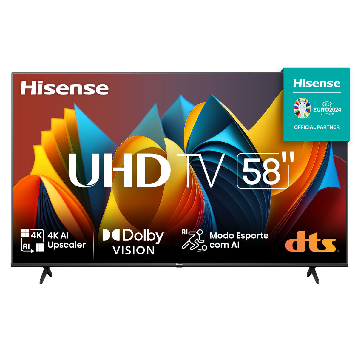 Hisense-Smart-TV-UHD-4K-58-Polegadas-58A6K-HDR10--Dolby-Vision-Controle-por-Voz-Compativel-com-Alexa