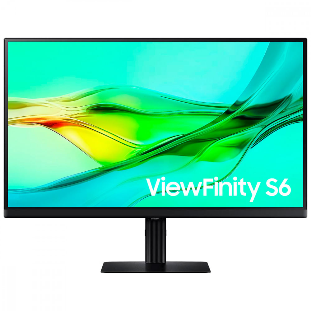 Monitor Samsung Viewfinity S6 27 Qhd Hdr 100hz 5ms Hdmi Dp Usb-c Rj45 Pivot