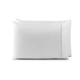 Par De Fronhas 70cm X 50cm 2 Peças Laura 100% Poliéster Toque Percal 200 Fios Cor:branco