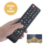 Controle Universal Tv Samsung Hub Tecla Futebol + Pilhas