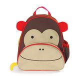 Mochila Infantil Macaco Zoo Skip Hop Espaçoso E Forro Fácil De Limpar