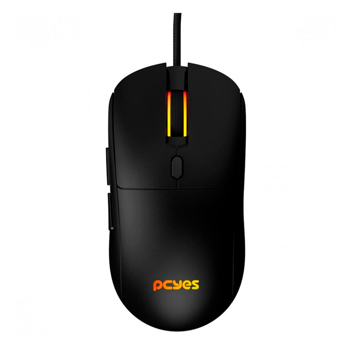 Mouse Gamer Pcyes Basaran Black Vulcan, Rgb, 12400dpi, 6 Botões Pcyes