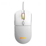 Mouse Gamer Pcyes Basaran White Ghost Rgb, 12400dpi, 6 Botões Pcyes