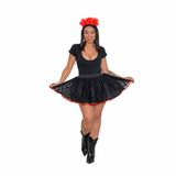 Saia Luxo Halloween Adulto Com Renda Bruxa Vampira Caveira Mexicana Dia De Los Muertos Carnaval Noites Do Terror Zumbi