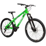 Bicicleta Viking X Tuff30 Freeride Aro 26 Freio A Disco 21 Velocidades Cambios Shimano Vermelho Aro Branco- Vikingx