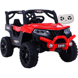 Carro Jeep Utv Sport Mx Vermelho Eletrico 12v Com Controle Bang Toys