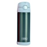 Garrafa Térmica Infantil Adulto Com Bico Cinza Thermos ®  Funtainer 470ml De Alta Qualidade - Thermos