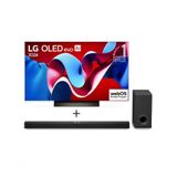 Combo Smart Tv Lg Oled Evo Ai C4 4k 77&quot; 2024 + Soundbar Lg S90ty